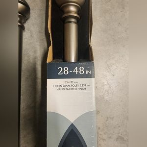2 - CAMBRIA CONNECTIONS Curtain Rods (1 - NWT, 1 - NWOT)